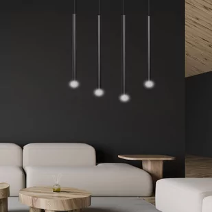 Emibig SELTER 4 BLACK 552/4 lampa wisząca 4x20W/G9 IP20 552/4 - Lampy sufitowe - miniaturka - grafika 3