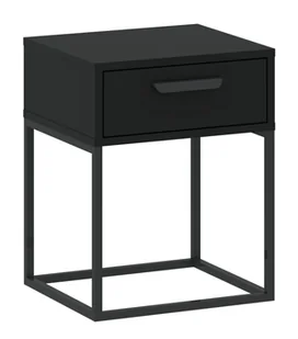 Szafka Nocna Cadro 3 Czarna - Szafki nocne - miniaturka - grafika 1