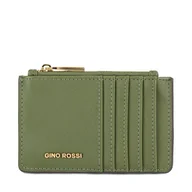 Portfele - Etui na karty kredytowe Gino Rossi QYL0022 Zielony - miniaturka - grafika 1