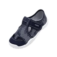 Kapcie damskie - Dziewczęce kapcie z morskim nadrukiem różowe Befado - miniaturka - grafika 1