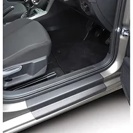 Nakładki progowe - RGM DSP208 Ochraniacze progu odpowiednie do Volkswagen Polo VI (AW) 2017-zestaw 2 sztuk, czarne - miniaturka - grafika 1