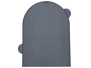 Lustro ścienne metalowe 69 x 80 cm czarne AULON Lumarko! - Lustra - miniaturka - grafika 4