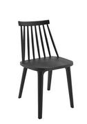Krzesła - Modesto Design MODESTO krzesło RIBS BLACK czarne - polipropylen PC-104S.BLACK [12638345] - miniaturka - grafika 1