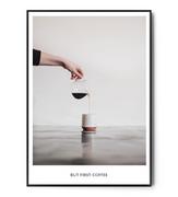 Plakaty - Fox Art Studio, Plakat, But First Coffee, wymiary 50x70 cm - miniaturka - grafika 1