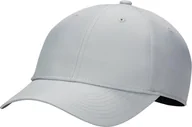 Czapki damskie - Nike Dri-Fit Club FB6452-077, czapka ze strukturą z pustego przodu, Lt Smoke Grey/Black, FB6452-077, M/L - miniaturka - grafika 1