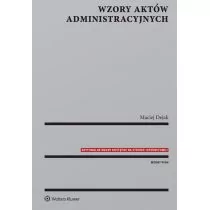 Wzory aktów administracyjnych Dejak Maciej - Prawo - miniaturka - grafika 1