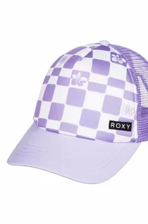 Czapki dla dzieci - Roxy czapka z daszkiem dziecięca kolor fioletowy wzorzysta - grafika 1