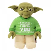 Figurki dla dzieci - Świąteczny pluszak LEGO Star Wars Yoda - miniaturka - grafika 1