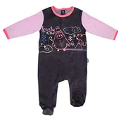 Śpiochy dla niemowląt - Piżama Baby welur szary Igloo – rozmiar – 3 miesiące (62 cm) - miniaturka - grafika 1