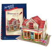 Puzzle - Cubicfun PUZZLE 3D Domki świata Wielka Brytania Hardware Shop 491980 - miniaturka - grafika 1