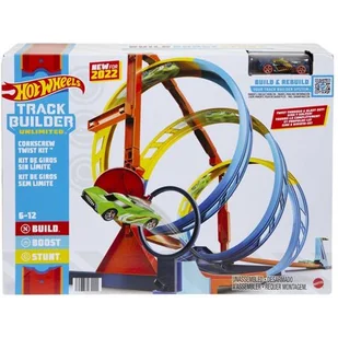 Mattel Track Builder Spirala HDX79 - Tory, garaże, parkingi - miniaturka - grafika 1