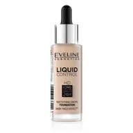 Podkłady do twarzy - Eveline KOL FLUID w droperze Liquid Control 010 - miniaturka - grafika 1