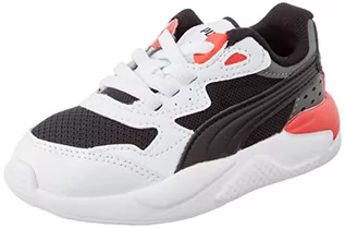 Buty dla dziewczynek - PUMA Unisex dziecięce tenisówki rentgenowskie Speed Ac Inf, Biały czarny czerwony ciemny cień - 26 EU - grafika 1