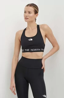 Bielizna sportowa damska - The North Face biustonosz sportowy kolor czarny NF0A87JXJK31 - grafika 1