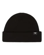 Czapki damskie - Roxy FOLKER Beanie czarna czapka One Size - miniaturka - grafika 1