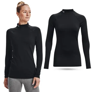 Koszulka termiczna damska Under Armour ColdGear Authentics golf - Bluzy narciarskie - miniaturka - grafika 1