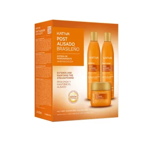 Kativa Keratina zestaw do włosów po zabiegu keratynowym szampon + odżywka + maska - Zestawy kosmetyków damskich - miniaturka - grafika 1