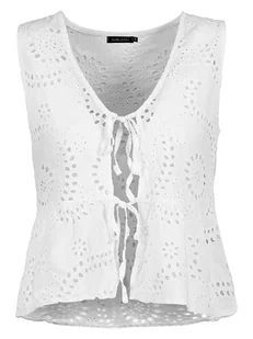 Sublevel Kamizelka w kolorze białym - Kamizelki damskie - miniaturka - grafika 1