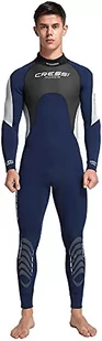 Cressi Men's Morea Man Wetsuit Mokry skafander męski All in One Premium z neoprenu o grubości 3mm o wysokiej rozciągliwości ,Niebieski ,XL ,XLU476405 - Pianki do pływania - miniaturka - grafika 1