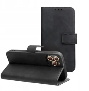 Kabura TENDER Book do SAMSUNG S25 Edge czarny - Etui i futerały do telefonów - miniaturka - grafika 1