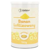 Owoce świeże i suszone - Banan liofilizowany proszek 100g - miniaturka - grafika 1