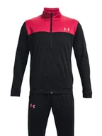 Kurtki i kamizelki sportowe damskie - Under Armour Kurtka treningowa w kolorze różowo-czarnym - miniaturka - grafika 1