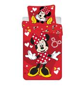 Pościel dla dzieci - Pościel 140x200 Myszka Mini czerwona serca Minnie Mouse poszewka 70x90 August 23 - miniaturka - grafika 1