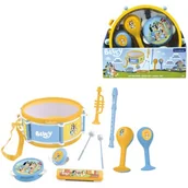 Instrumenty muzyczne dla dzieci - Zabawka zestaw instrumentów muzycznych LEXIBOOK Bluey 7w1 K360BY - miniaturka - grafika 1