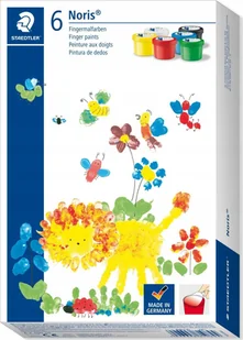 Staedtler STAEDTLER Fingermalfarbe Noris junior 6er-Set retail - Zabawki kreatywne - miniaturka - grafika 1