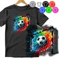 Piłka nożna - KOSZULKA DZIECIĘCA T-SHIRT - PIŁKARZ PIŁKA NOŻNA - L 147-152 - miniaturka - grafika 1