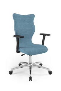 Fotel biurowy, krzesło biurowe Entelo, Krzesło obrotowe Perto Plus poler Castel 06 rozm. 7, Niebieski - Fotele i krzesła biurowe Fotel biurowy, krzesło biurowe Entelo, Krzesło obrotowe Perto Plus poler Castel 06 rozm. 7, Niebieski - Fotele i krzesła biurowe - miniaturka - grafika 1