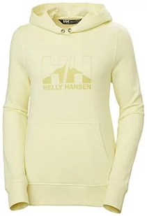 Helly-Hansen damska bluza z kapturem Nord Graphic Pulower z kapturem, 333 wyblakły żółty melanż, L - Bluzy damskie - miniaturka - grafika 1