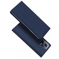 Etui i futerały do telefonów - Dux Ducis Skin Pro etui do Xiaomi Redmi Note 12 Pro / Poco X5 Pro 5G pokrowiec z klapką portfel na kartę podstawka niebieskie - miniaturka - grafika 1