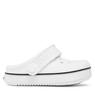 Buty dla dziewczynek - Klapki Crocs Crocs Crocband Clean Clog T 208479 Biały - miniaturka - grafika 1