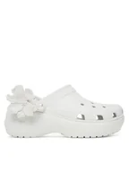 Klapki i japonki damskie - Crocs Klapki Classic Bouquet Platform Clog 211292 Biały - miniaturka - grafika 1