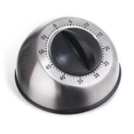 Minutniki - Minutnik kuchenny timer czasomierz stoper STALOWY 130737 - miniaturka - grafika 1
