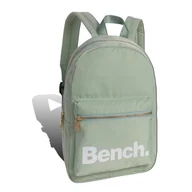 Plecaki - Bench mały plecak miejski nylon szaro-zielony plecak sportowy damski D2ORI304L - miniaturka - grafika 1