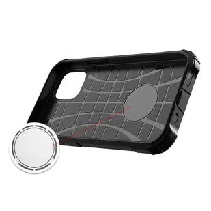 Hybrid Armor pancerne hybrydowe etui pokrowiec iPhone 12 Pro Max czarny - Etui i futerały do telefonów - miniaturka - grafika 5