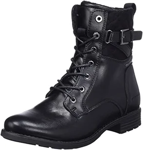 TOM TAILOR Damskie sztyblety 4293304, czarny, 39 EU - Botki damskie - miniaturka - grafika 1
