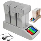 Akcesoria do drona - Akcesoria do DJI MINI 3 / 4 PRO - Ładowarka HUB na 3 akumulator wyśw. kolor - miniaturka - grafika 1