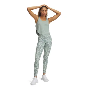 Damskie legginsy treningowe Under Armour Motion Print Legging - zielone - Legginsy - miniaturka - grafika 1
