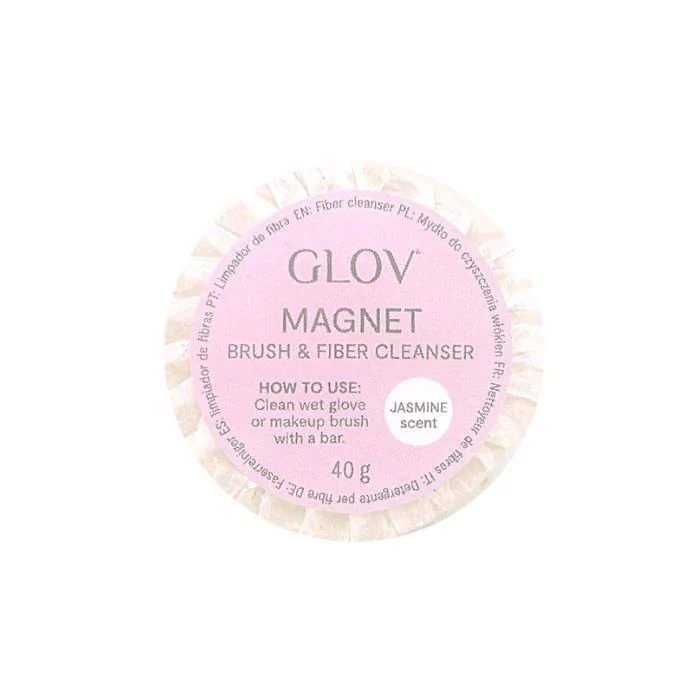 Magnet Cleanser mydełko w kostce do czyszczenia rękawic i pędzli do makijażu Pink 40g