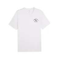 Koszulki sportowe męskie - Męska koszulka PUMA Class z grafiką PUMA White - miniaturka - grafika 1