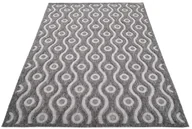 Dywany zewnętrzne - Ciemnoszary dywan dwupoziomowy na taras M4-E09 - miniaturka - grafika 1