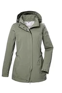 Kurtki damskie - G.I.G.A. DX Damska kurtka softshellowa/kurtka outdoorowa z odpinanym kapturem GS 75 WMN SFTSHLL JCKT, oliwkowo-zielona, 42, 42695-000 - miniaturka - grafika 1