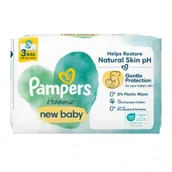 Chusteczki nawilżane - Pampers Harmonie New Baby Chusteczki nawilżane, 3x46szt. >> 0zł za wysyłkę przy zakupach od 149 zł << - miniaturka - grafika 1