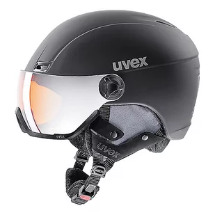 Uvex Kask Hlmt 400 visor style czarny mat r L-XL 56/6/215/20/07) 56/6/215/20/07 - Kaski narciarskie - miniaturka - grafika 1