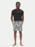Piżamy męskie - Emporio Armani Underwear Piżama EM000400 AF10794 FC143 Czarny Regular Fit - miniaturka - grafika 1