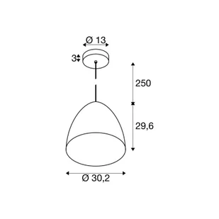 SLV Lampa wisząca Para Cone, możliwość ściemniania, miedziany, salon / jadalnia, aluminium, nowoczesny - Lampy sufitowe - miniaturka - grafika 1