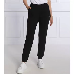 Armani Exchange Spodnie dresowe | Regular Fit - Dresy damskie - miniaturka - grafika 1